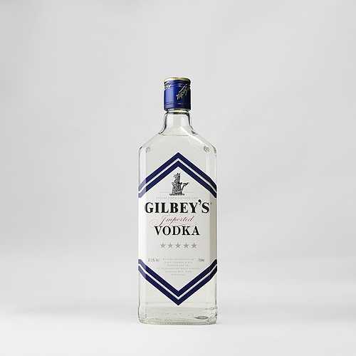 酒屋・蔵出し）（古いギルビ－・ウォッカ・グラス・５客）男はワルだ・ 昭和レトロ・貴重大珍品 - 飲料